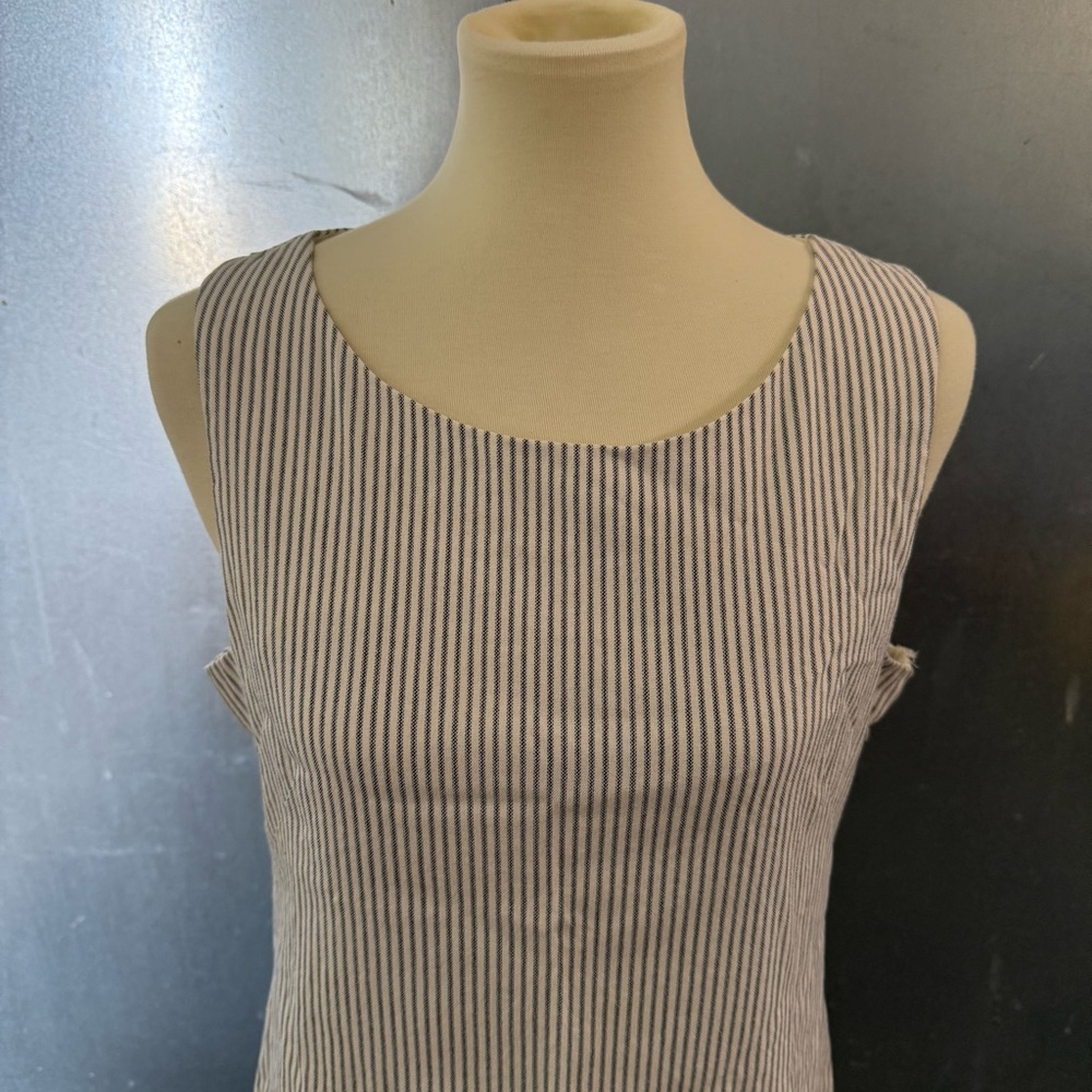 Striped Sleeveless Theory Dress